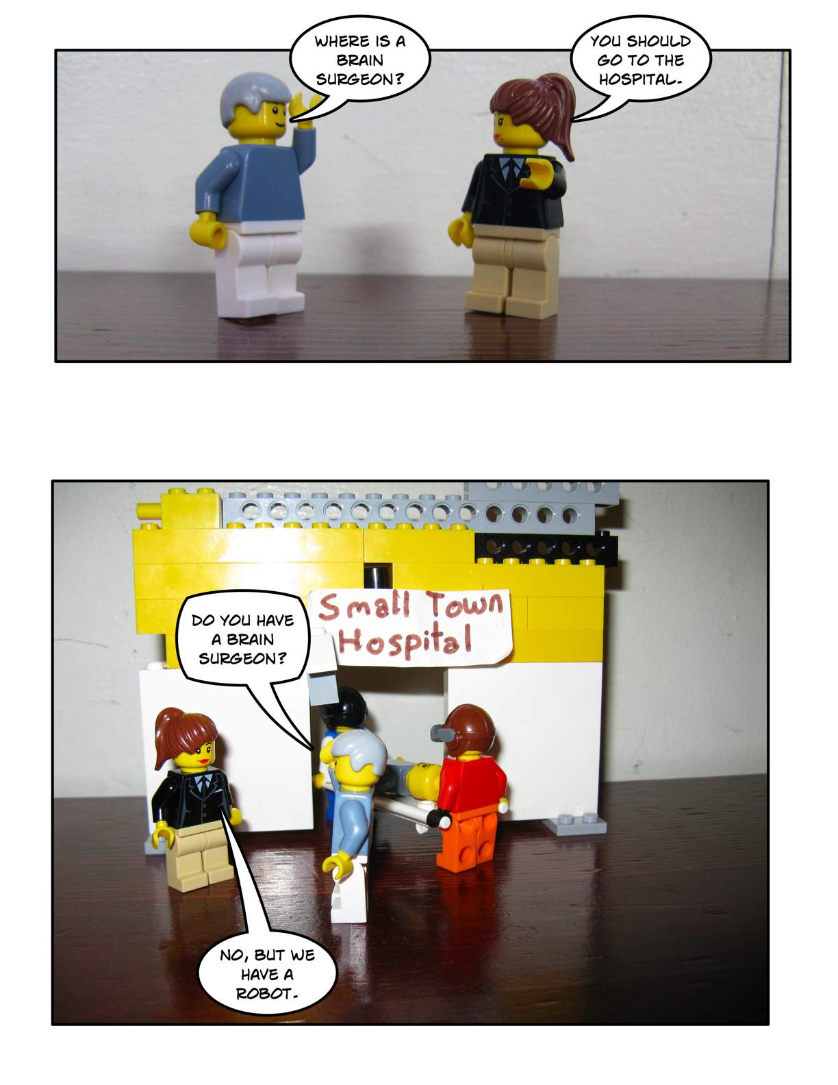Lego comic strip